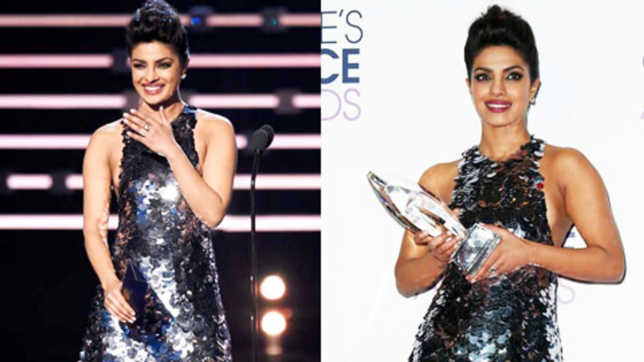 (VIDEO) Priyanka Chopra Wins Favourite Actress Award for Quantico – People's Choice Award 2016
