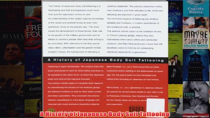 A History of Japanese Body Suit Tattooing