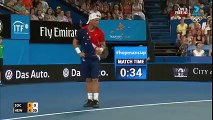Tennis - Le beau geste de Jack Sock face à un Lleyton Hewitt surpris