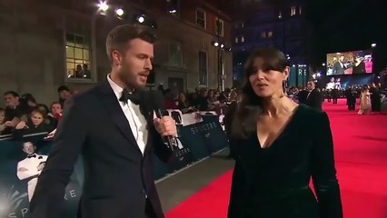 Monica Bellucci arrives at the SPECTRE Red Carpet Premiere in London