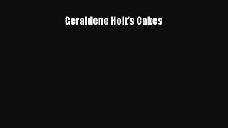 Read Geraldene Holt's Cakes Ebook Online