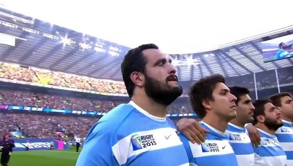 Argentina cry during emotional National Anthem