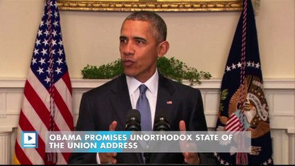 Obama promises unorthodox State of the Union address