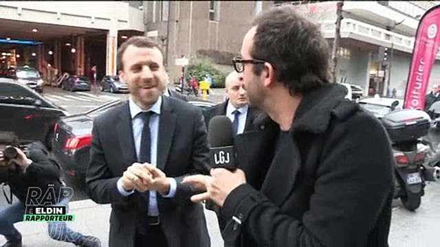 Cyrille Eldin est totalement fan d'Emmanuel Macron - Regardez