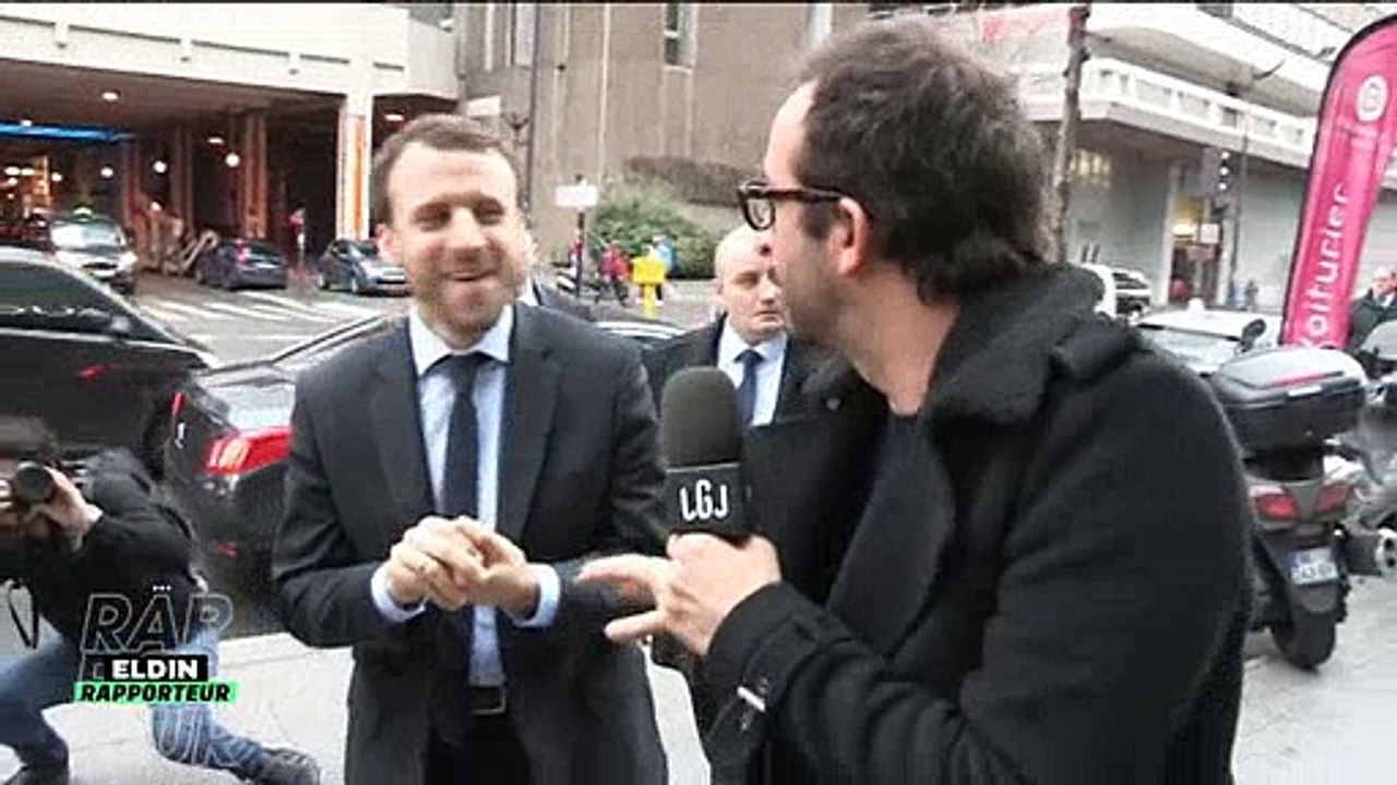 Cyrille Eldin est totalement fan d'Emmanuel Macron - Regardez