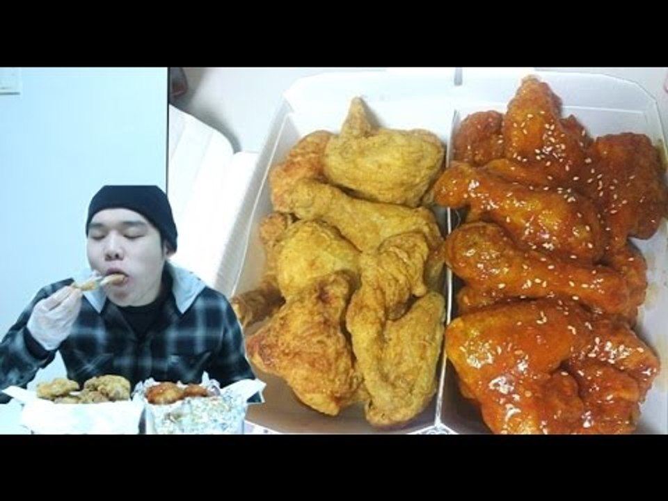 스팀보이의 치명적인 처갓집치킨 먹방(구독자침샘어택)