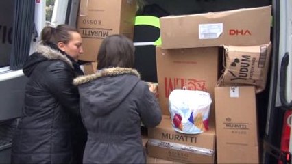 Şırnak'ta Terörle Mücadele Eden Eşlerine Yiyecek Gönderdiler