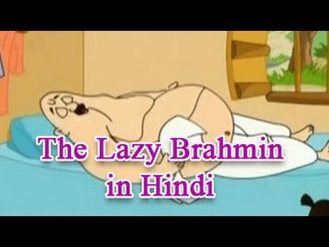 Panchatantra tales In Hindi | Lazy Brahmin | Animated Story for Kids