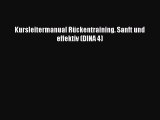 Kursleitermanual Rückentraining. Sanft und effektiv (DINA 4) Full Online