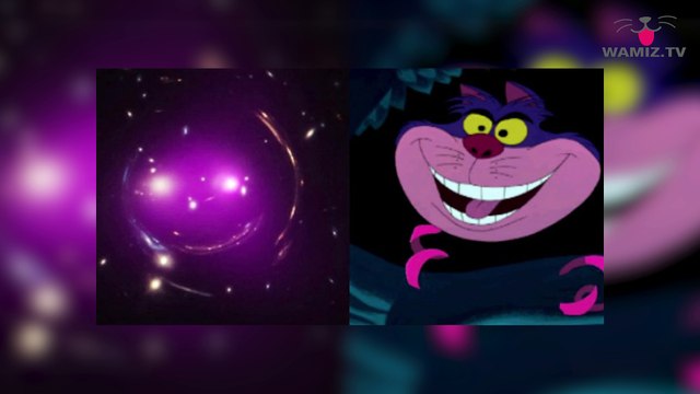 Un groupe de galaxies ressemble au chat de Cheshire dans Alice au Pays des Merveilles ! À regarder dans la minute chat #92