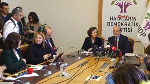 TBMM Başkanı ile Görüşen Hdp'li Ertuğrul Kürkcü Basın Toplantısında Konuştu-1