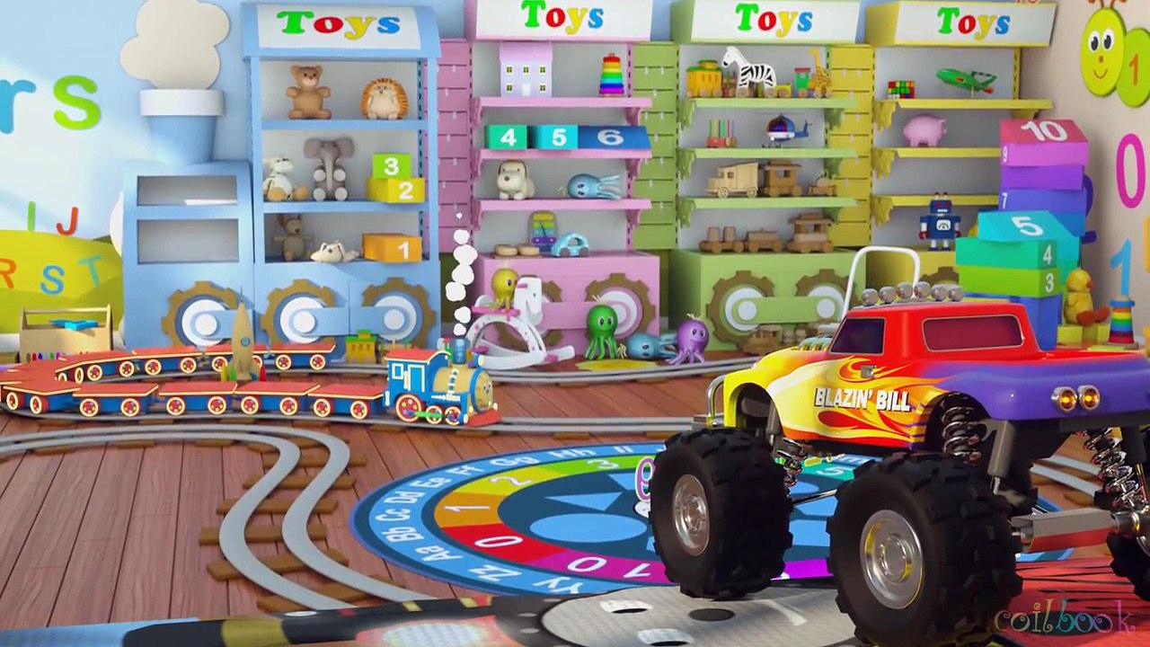 Мультфильм про машинки и паровозики. Учим цифры с паровозиком Максом от 1 до 10