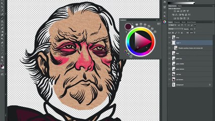 Speed Drawing: The Hunger Games: Catching Fire - President Snow