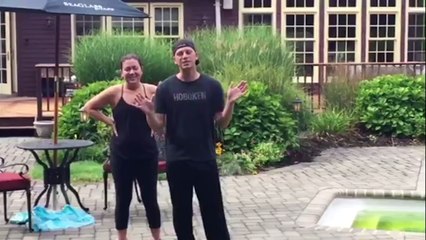 Bonus clip: The Manzos pool punishment! || STEVE HARVEY