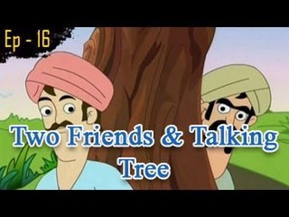 The Two Friends & A Talking Tree | Panchatantra Tales | English Animated Stories For Kids
