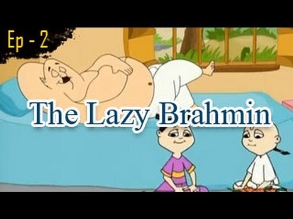 The Lazy Brahmin | Panchatantra Tales | English Animated Stories For Kids