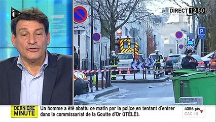 Un homme avec une ceinture d'explosifs abattu devant un commissariat de Paris 18ème - Un deuxième homme serait en fuite