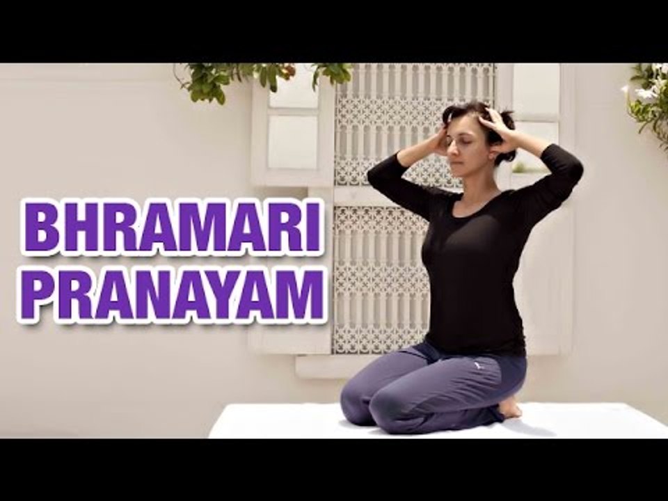 Bhramari Pranayama | Bee Breathing Technique | Yoga For Beginners ...