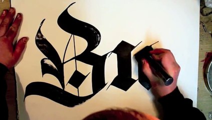 Hand Draw Calligraphy