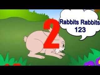 Rabbits Rabbits 123 Nursery Rhyme With Lyrics - English Songs For Children