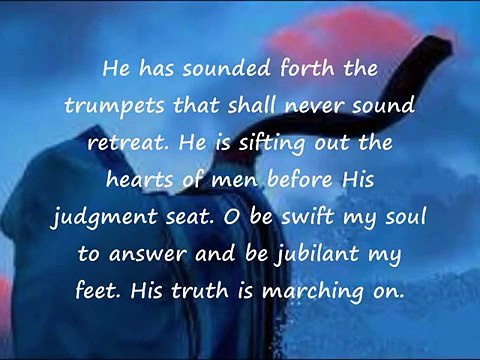 Battle Hymn Of The Republic with Lyrics