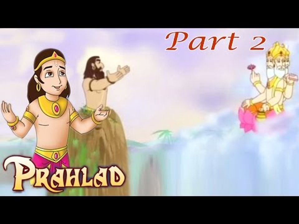 Bhakta Prahalad - Hiranyakashipu's got Boon from Bramha - Hindi Animated Movie Part 2