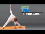 How To Do Yoga Trikonasana For Kids Fitness