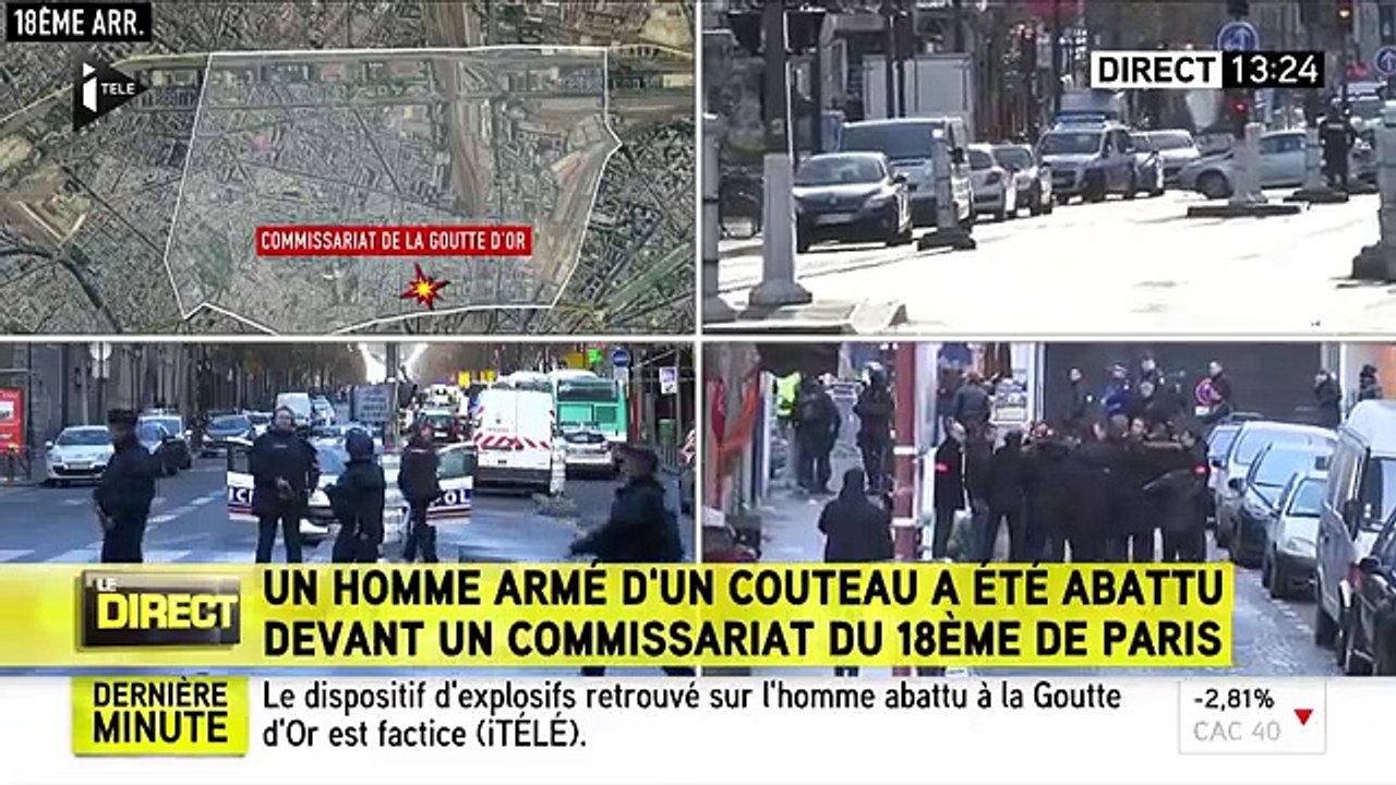 L'homme abattu par la police portait une ceinture d'explosifs factice