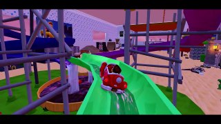 Disney Pixar Cars Lightning McQueen play w- Mickey Mouse's car in Toy Story 's Room   Nursery Rhymes