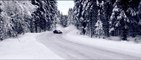 Impressive high speed snow drifting with Rally Car in Norway