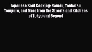 [PDF Download] Japanese Soul Cooking: Ramen Tonkatsu Tempura and More from the Streets and