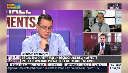 Le Match des Traders: Jean-Louis Cussac VS Alexandre Baradez - 07/01