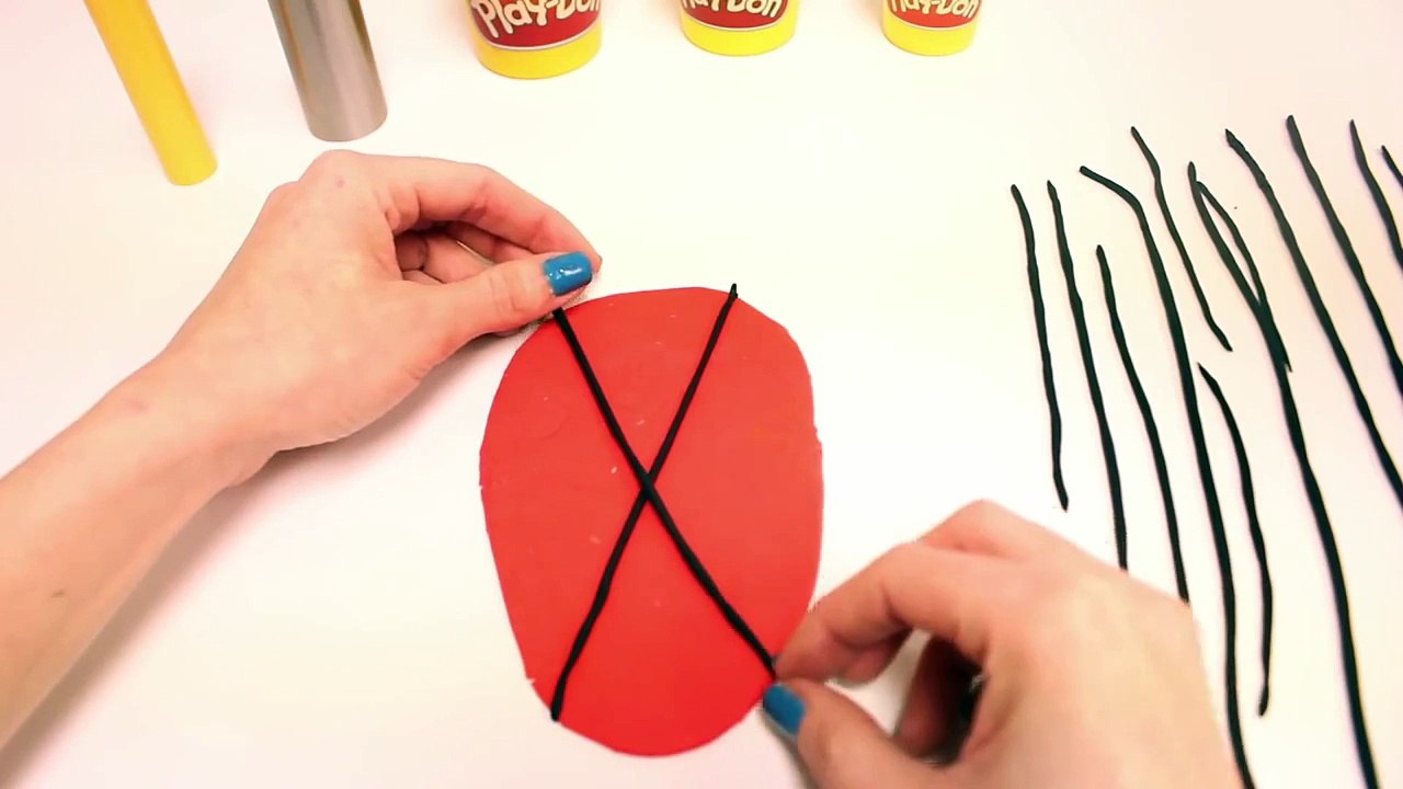 Play-Doh Spider-Man How to make Spider-Man Playdough Spiderman with Modelling Clay