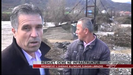 Rrëshqitjet e dherave bllokojnë Elbasan-Librazhd - News, Lajme - Vizion Plus