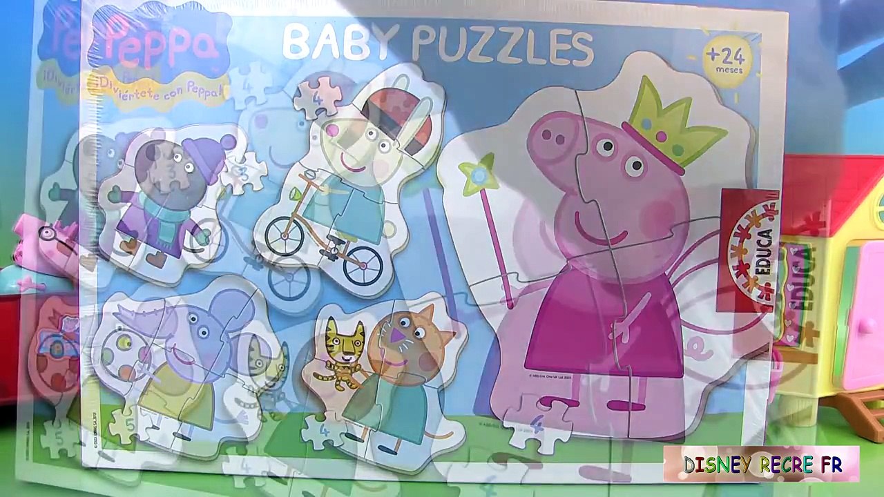 Peppa Pig Puzzle Jouet pour Bébé Baby Puzzle Playset
