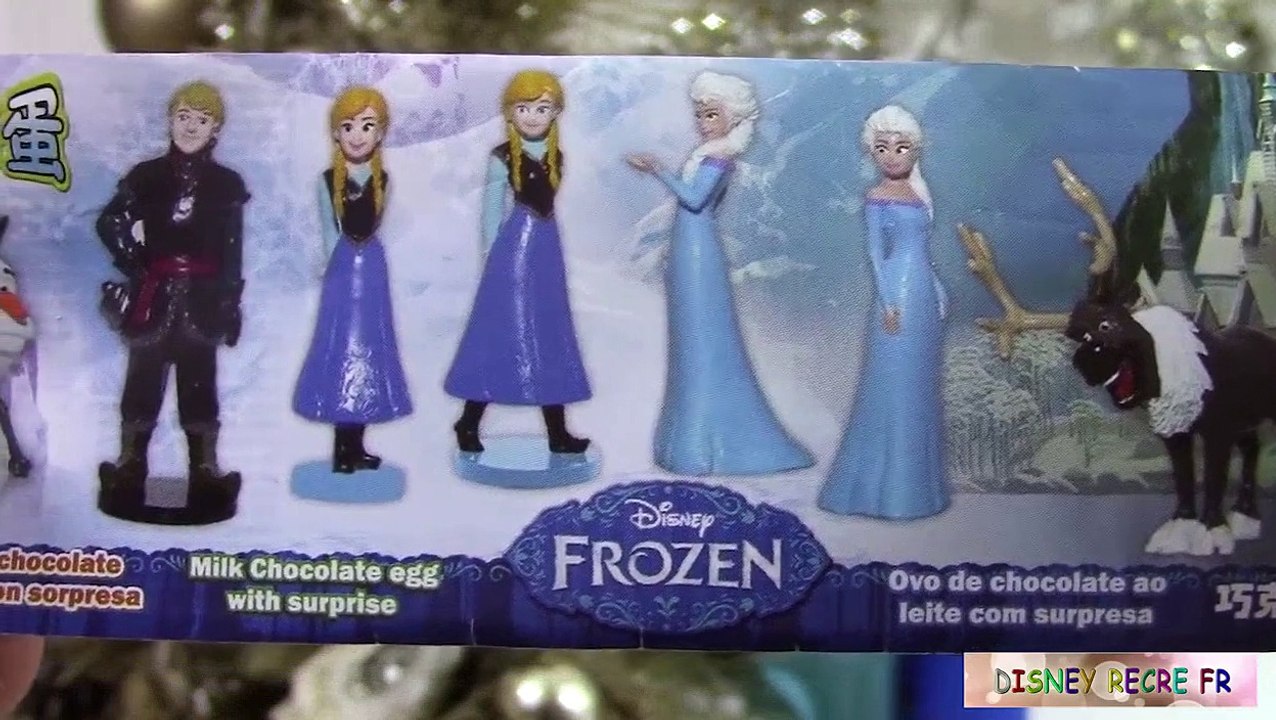 Oeuf surprise Reine des Neiges chocolat Frozen Eggs