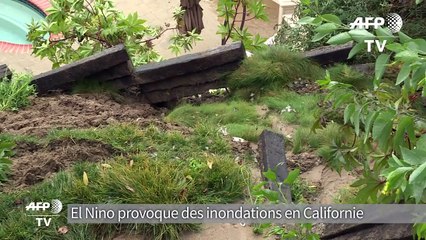 El Nino provoque glissements de terrain en Californie
