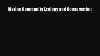[PDF Download] Marine Community Ecology and Conservation [Download] Full Ebook