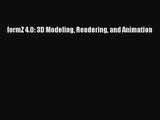 formZ 4.0: 3D Modeling Rendering and Animation Read formZ 4.0: 3D Modeling Rendering and Animation#