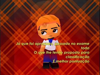 Gabarita a prova toda ("Tão linda e tão louca")