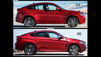 2015 BMW X4 vs 2015 BMW X6