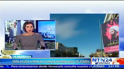 Gobierno iraní acusa a Arabia Saudí de ataques con aviones de guerra a su embajada en Yemen