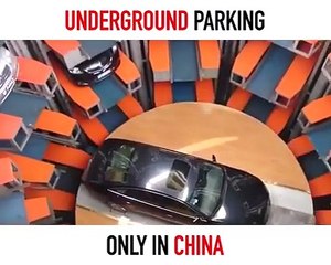 Na China existe estes magníficos parques de estacionamento! Ora vê!!