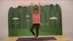 Tadasana Or Mountain Pose Yoga  For Kids Fitness - English