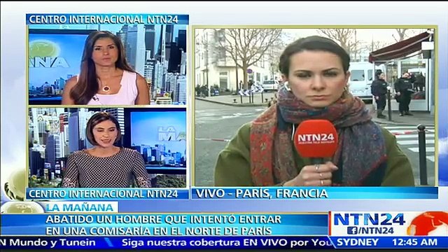 Hombre con falso cinturón de explosivos es abatido en comisaría de París a un año del atentado de Charlie Hebdo