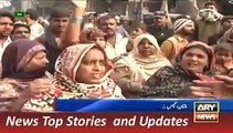 ARY News Headlines 29 December 2015, Women Protest against Gas Load Shedding in Multan