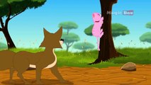 Fox And The Cat - Aesops Fables In Hindi - Animated/Cartoon Tales For Kids