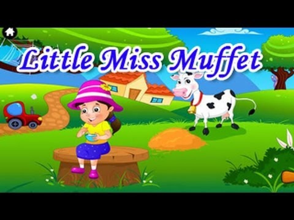 "Little Miss Muffet" Action Rhymes For Kids