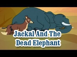 Panchatantra Tales | Jackal And The Dead Elephant | English Animated Stories For Kids