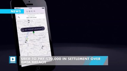 Uber to pay $20,000 in settlement over data breach